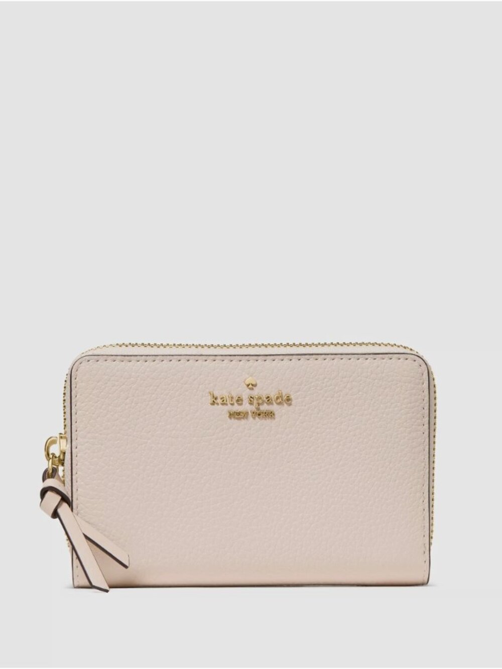 New Kate Spade Knott Medium Wallet Pebble Leather Milk Glass - Picture 2 of 4